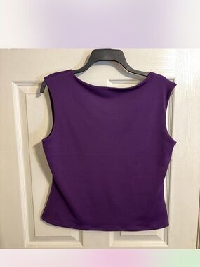 Express Women's Deep Purple Sleeveless Tank